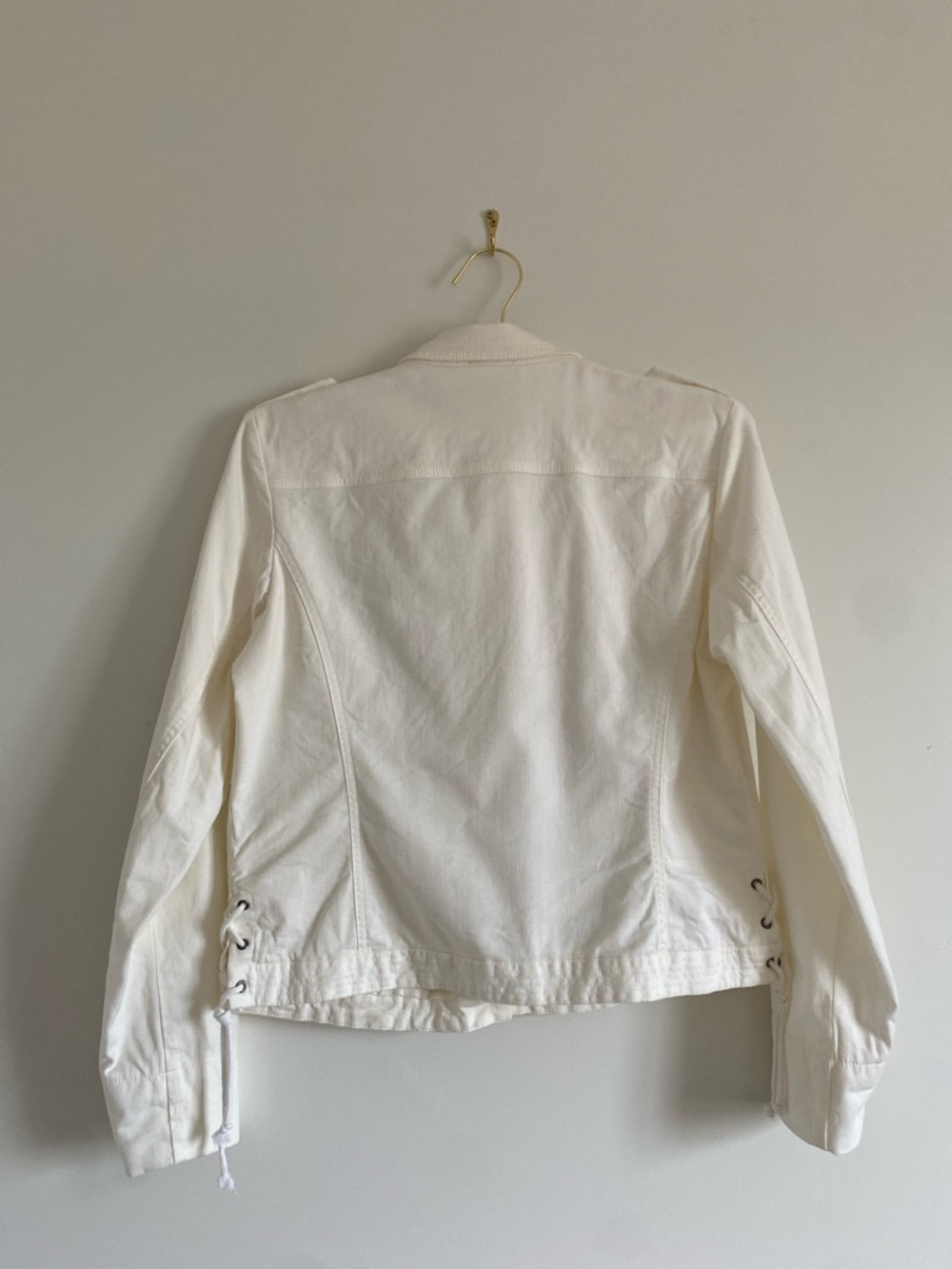 Gérard Darel Embroidered Utility Jacket | Cotton Twill | Size 44 - Picture 9 of 9